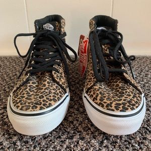 Vans cheetah high tops